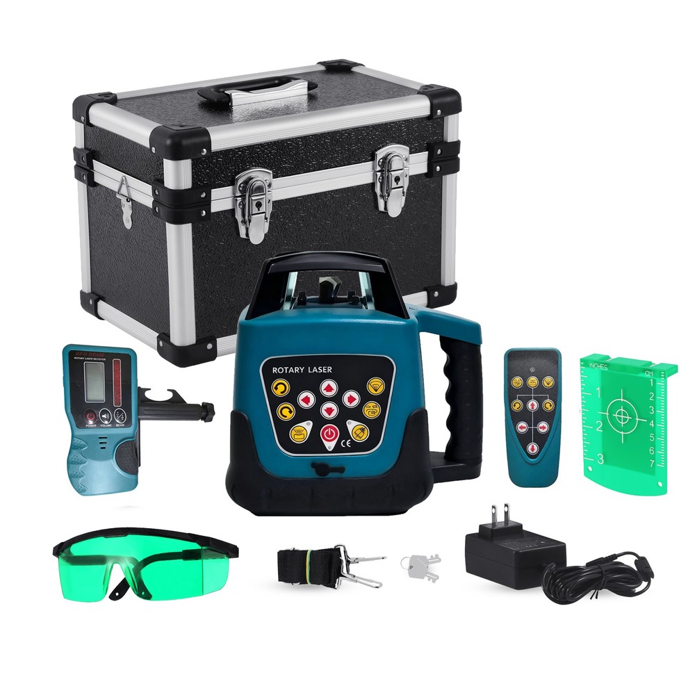 500M Range 360 Self-leveling Rotary/ Rotating Green Laser Level Kit