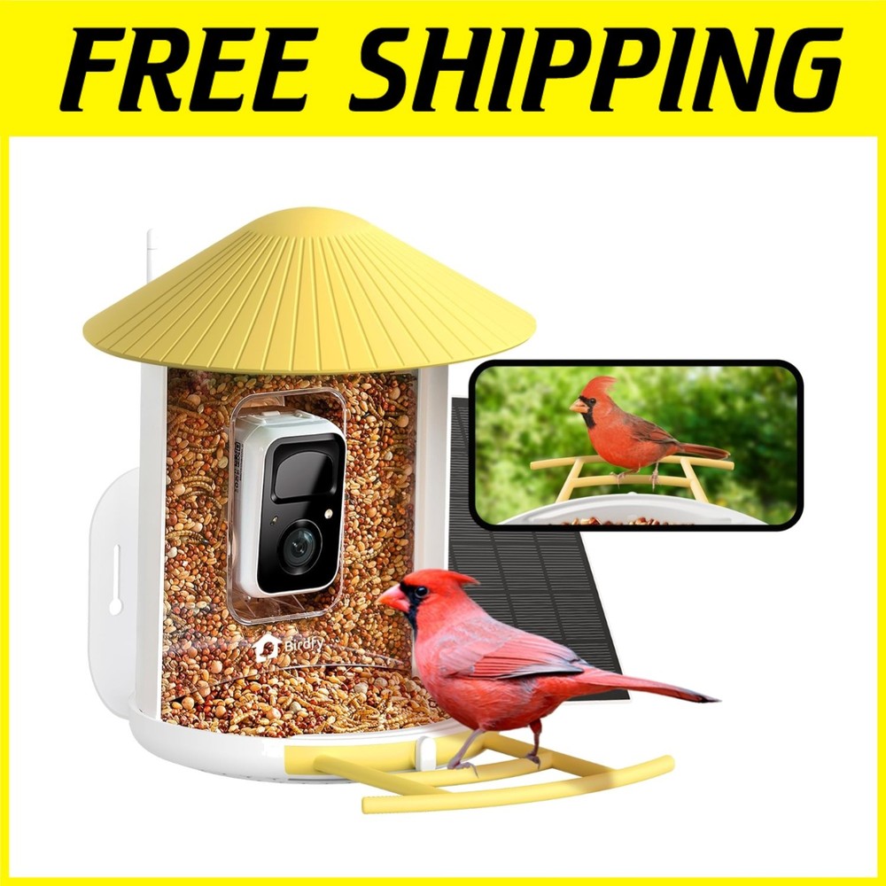 AI Bird Feeder for Live Streaming & Notifications