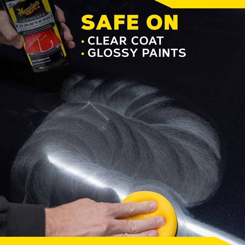 Meguiar’s Ultimate Compound, Pro-Grade Car Scratch 16 oz, Compound