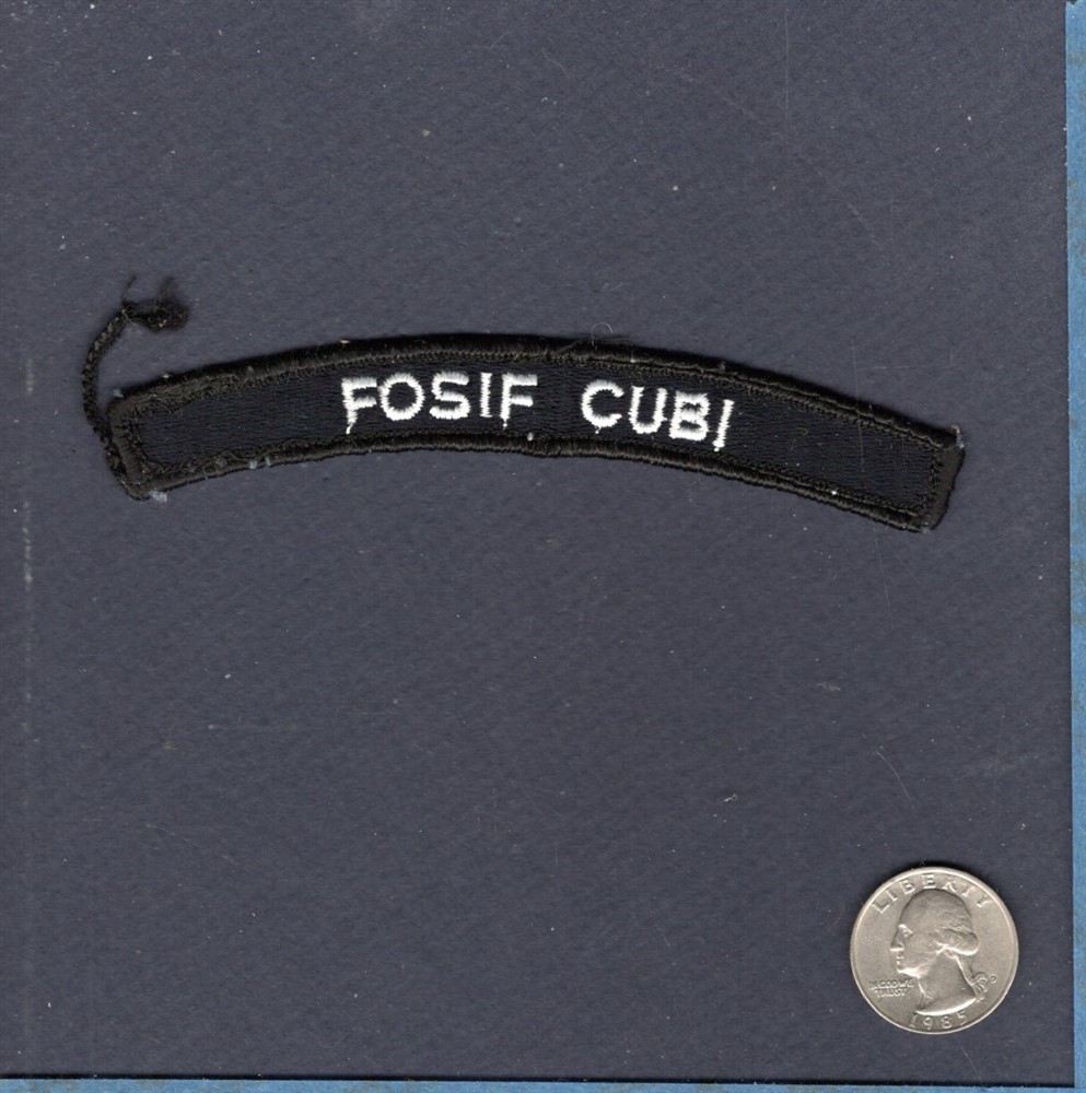 FOSIF CUBI POINT PI US NAVY Enlisted Uniform Squadron Base Patch