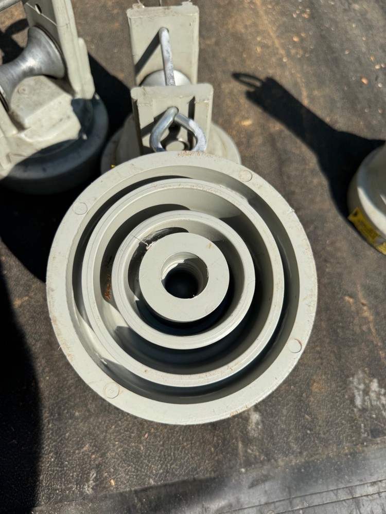 (5) Maclean Power Systems insulated 35KV stringing blocks