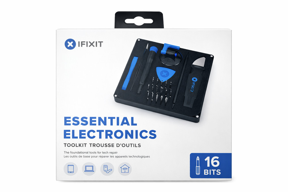 iFixit Essential Electronics Repair Toolkit (16-Bit Set)