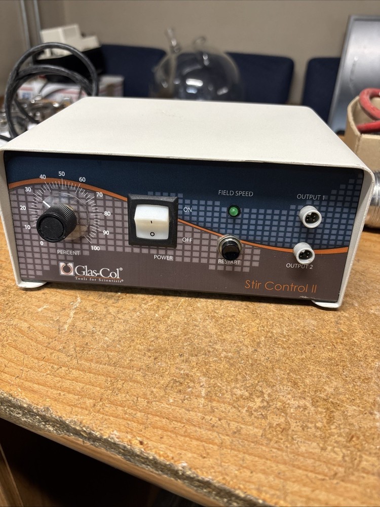 Glad-Col Stir Control 2 II Model 104A EMC4 120v Lab Laboratory Controller
