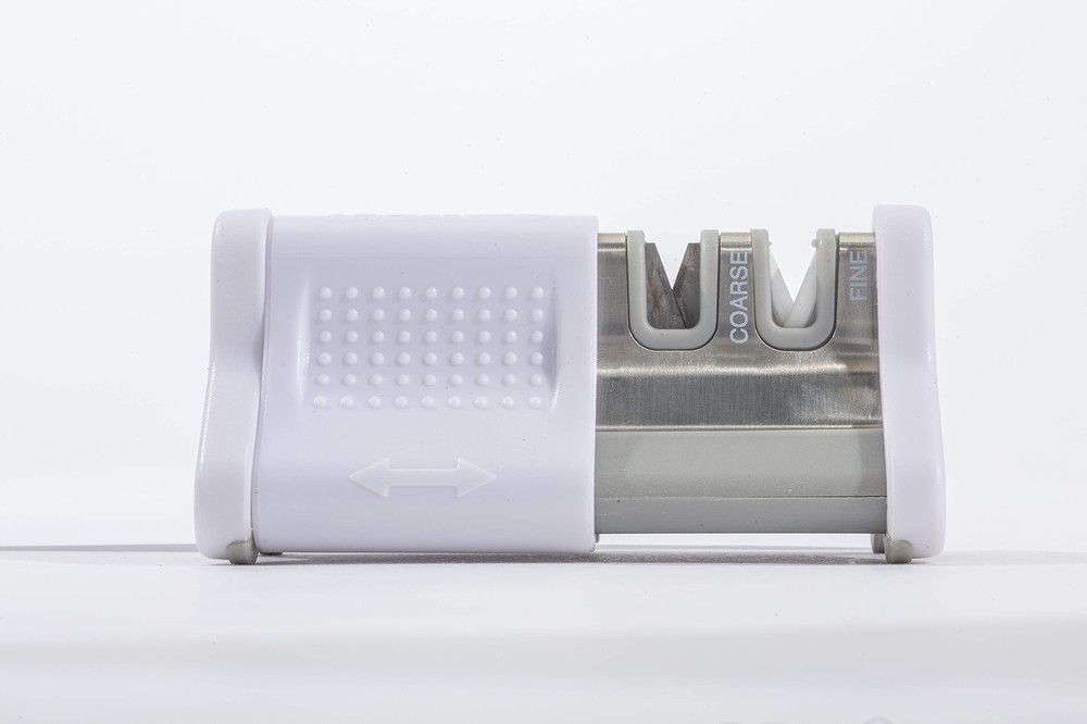 New Smith's Sharpeners Slide Sharp 4 Sharpener White 51124