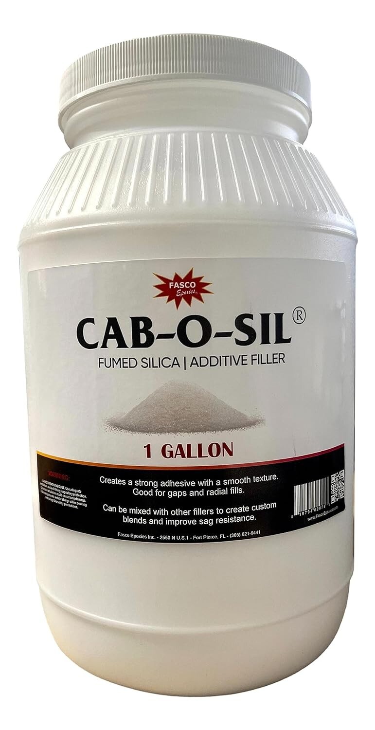 Cabosil Filler Gallon (6.5oz) epoxy  polyester - Fumed Silica Additive