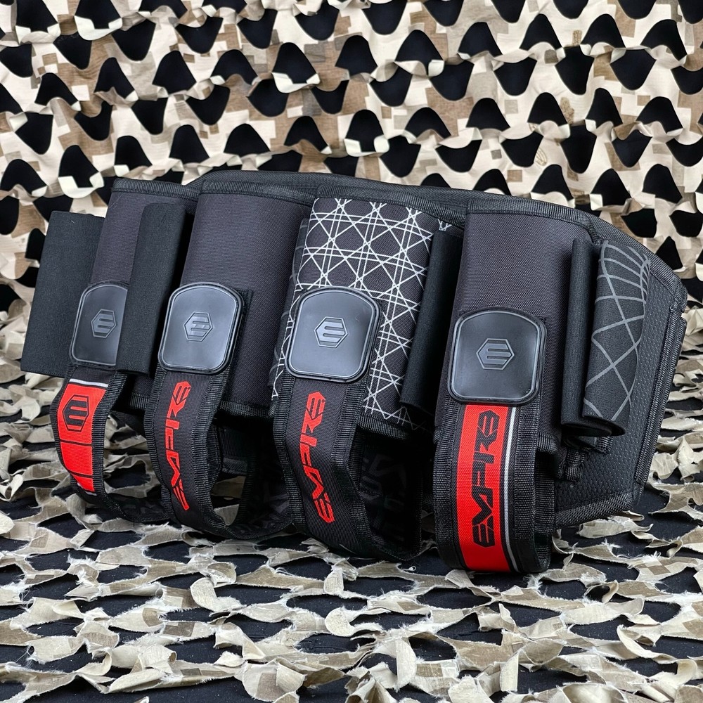 NEW Empire Compressor 4+7 Paintball Harness - Cherry