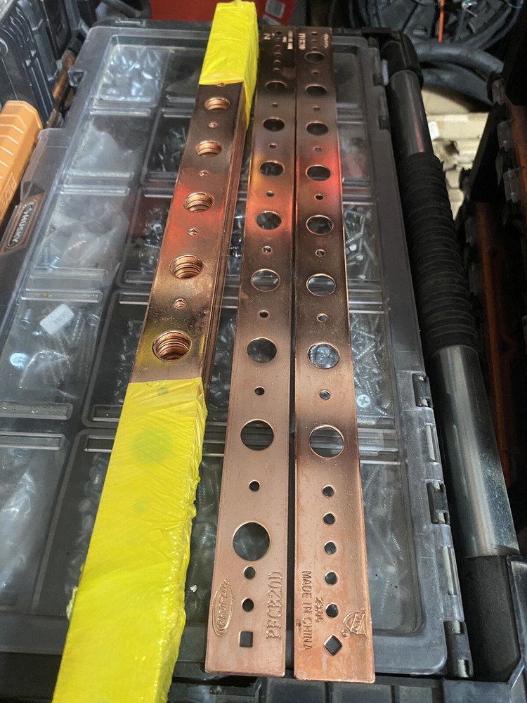 (25) ProFlo PFCB20D 20" Copper Plated Support Wall Bracket 1/2” Holes