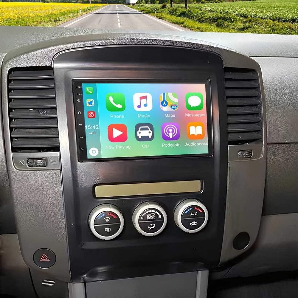 Car Stereo for Navara D40 2007-2015 Wireless Carplay Android Auto Backup Camera