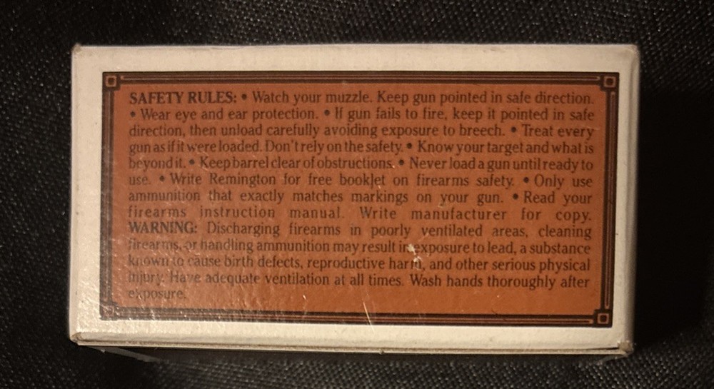 PETERS 22 LONG RIFLE Ammo Box , EMPTY MINT CONDITION