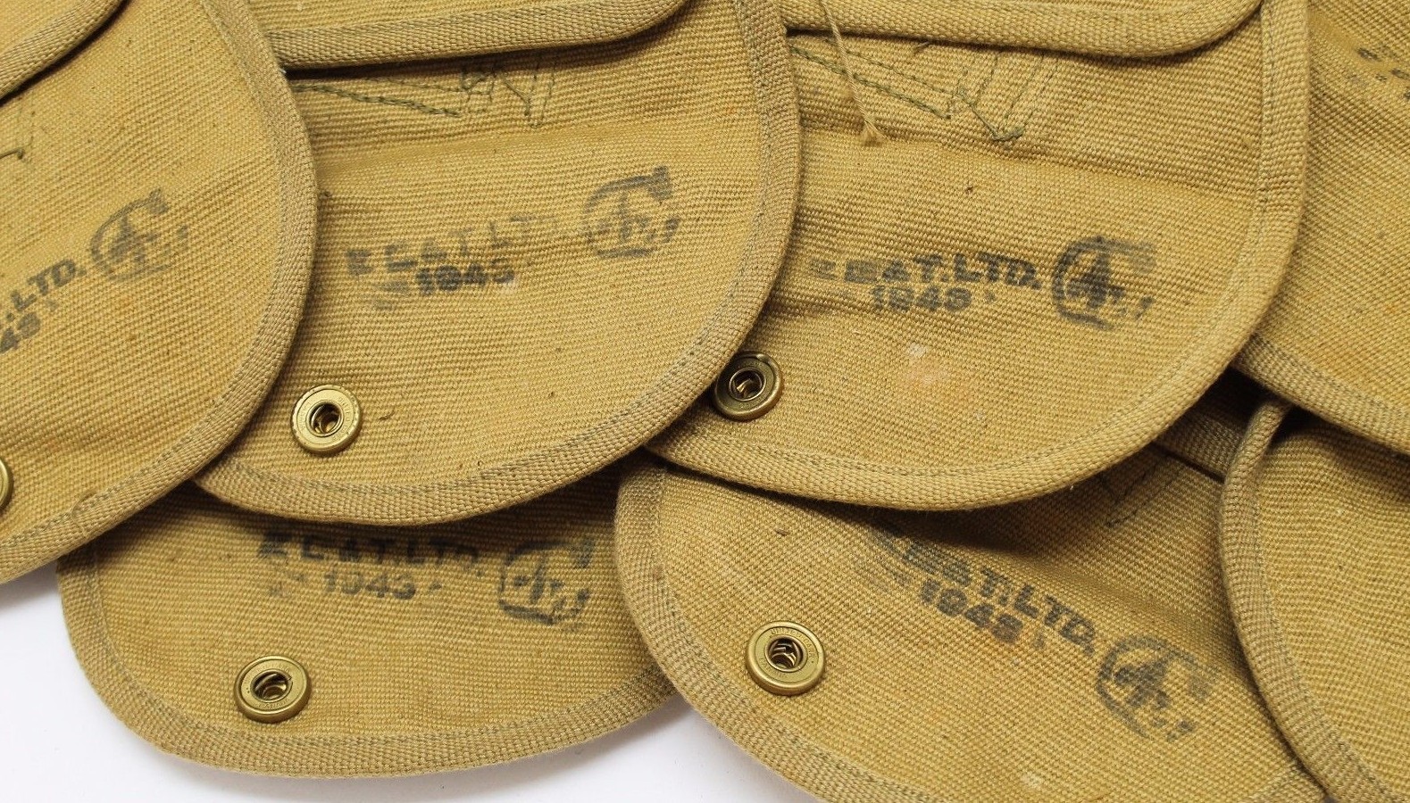 1943 British 455 webley holster tan canvas fits US 45 unclear marks each E7510