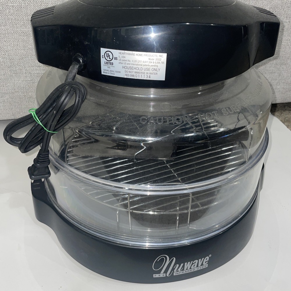 Hearthware Nuwave Pro Infared Oven with Extender Ring Black Model 20322