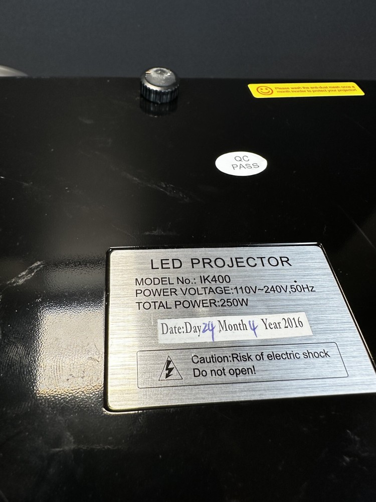 IKON LED Smart Projector ik400 Works Ships Fast!!!