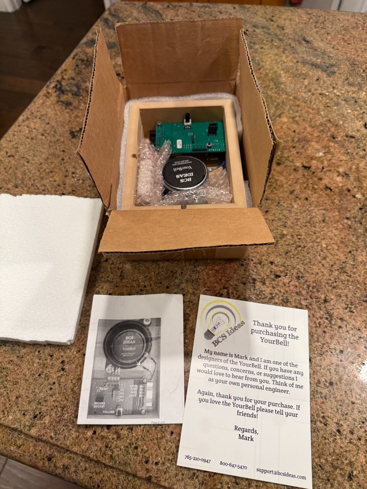 Door Chime, Programmable DoorBell, BCS IDEAS YourBell