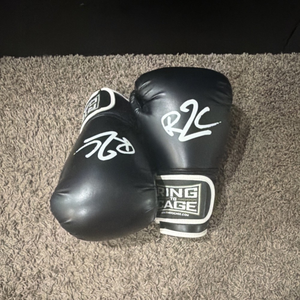Ring to Cage Boxing Gloves Black