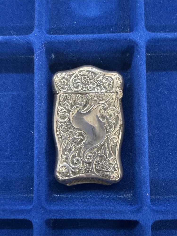 Antique Sterling Silver match safe