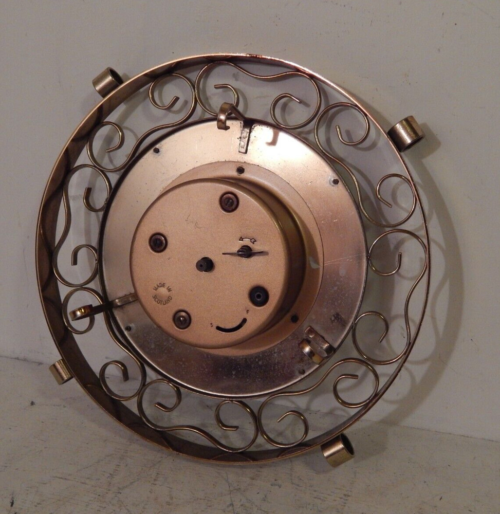 Mid-century made in Scottish Paico wall clock