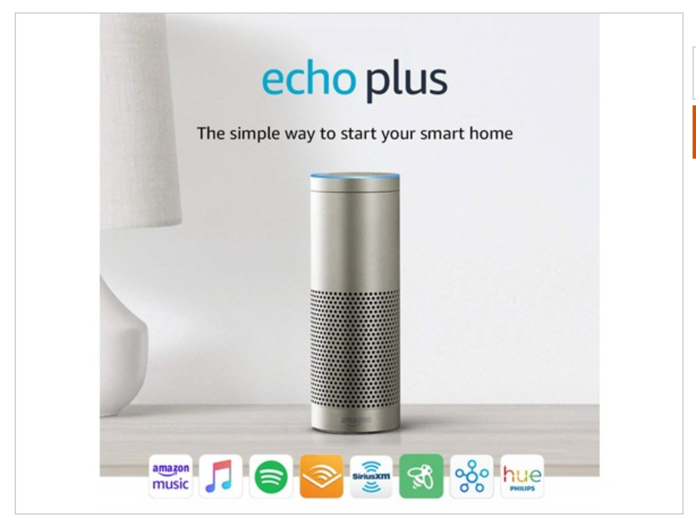 NEW Amazon Echo Plus (RARE MODEL) Smart ALEXA Large Speaker - Many Colors