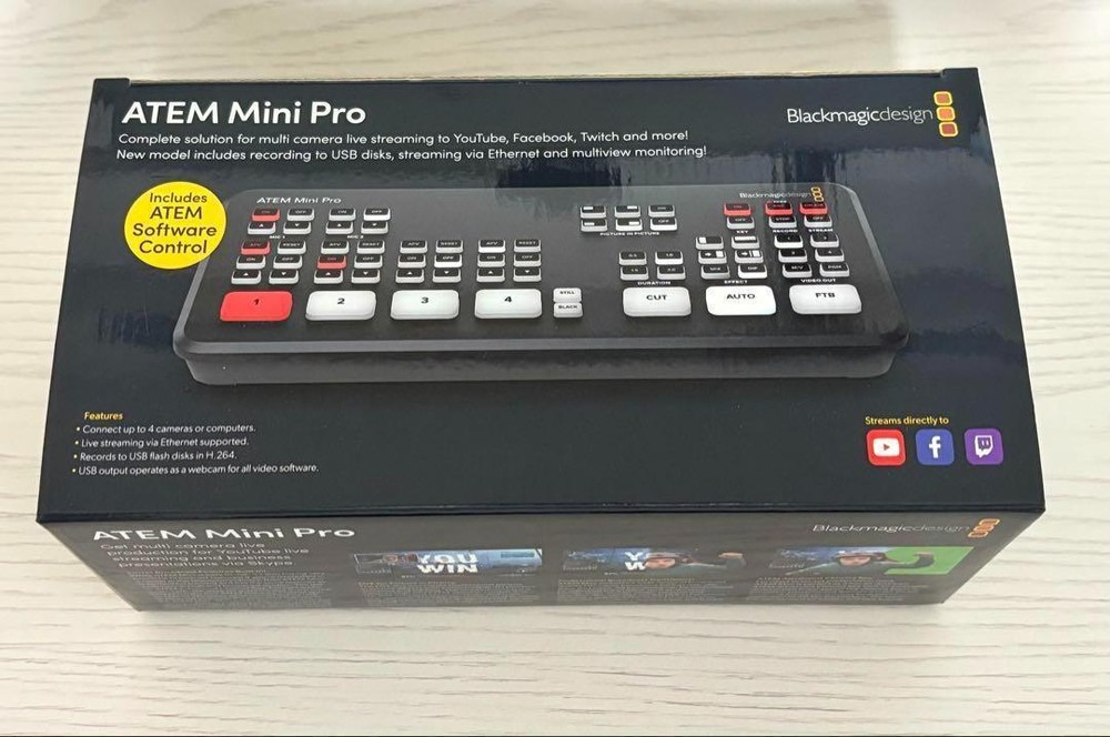 Blackmagic Design ATEM Mini Pro HDMI Live Stream Switcher