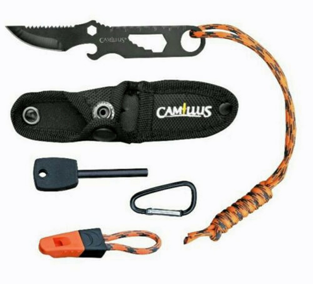 Camillus 5.3" Fixed Blade Camping Kit Model 19685