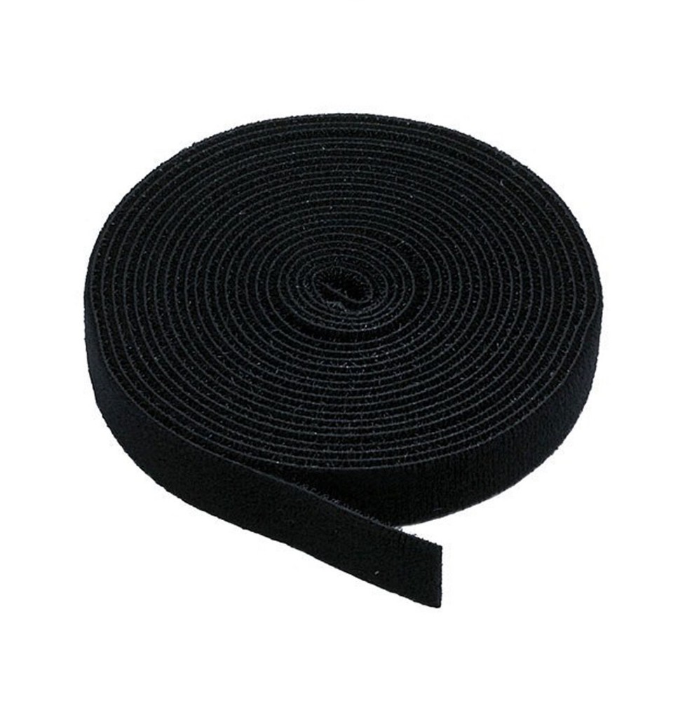 Black - 3/4" X 5 yard HOOK and LOOP FASTENING TAPE ROLL