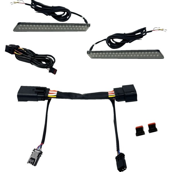 Custom Dynamics [CD-LATCH-23-S] Dual Color LED Saddlebag Latch Lights