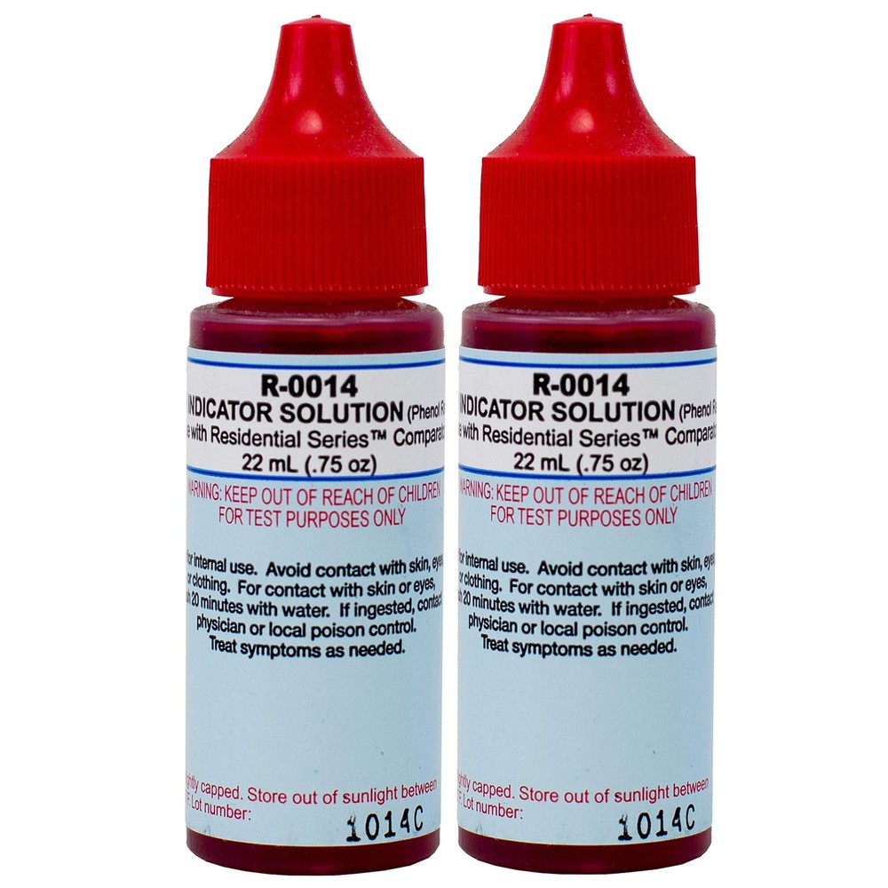 Taylor R0014 Ph Solution 2 Pack Pool Test Kit Refill For Accurate Results