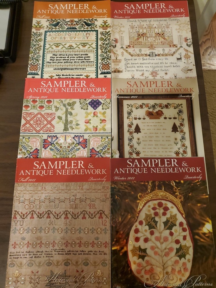 Sampler & Antique Needlework Quarterly LARGE LOT
