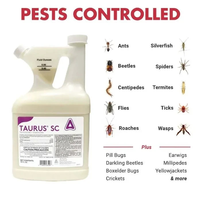 Taurus SC Insecticide Termite Ant Roach Bed Bug Flea Killer 20 oz