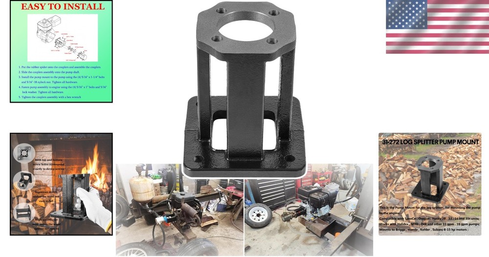 Pump Bracket for SpeeCo, Splitmaster Log Splitters