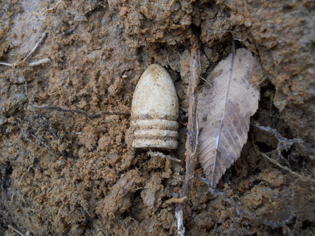 Old Rare Vintage Antique Civil War Relic Washington Aresnal Star Base Miniball