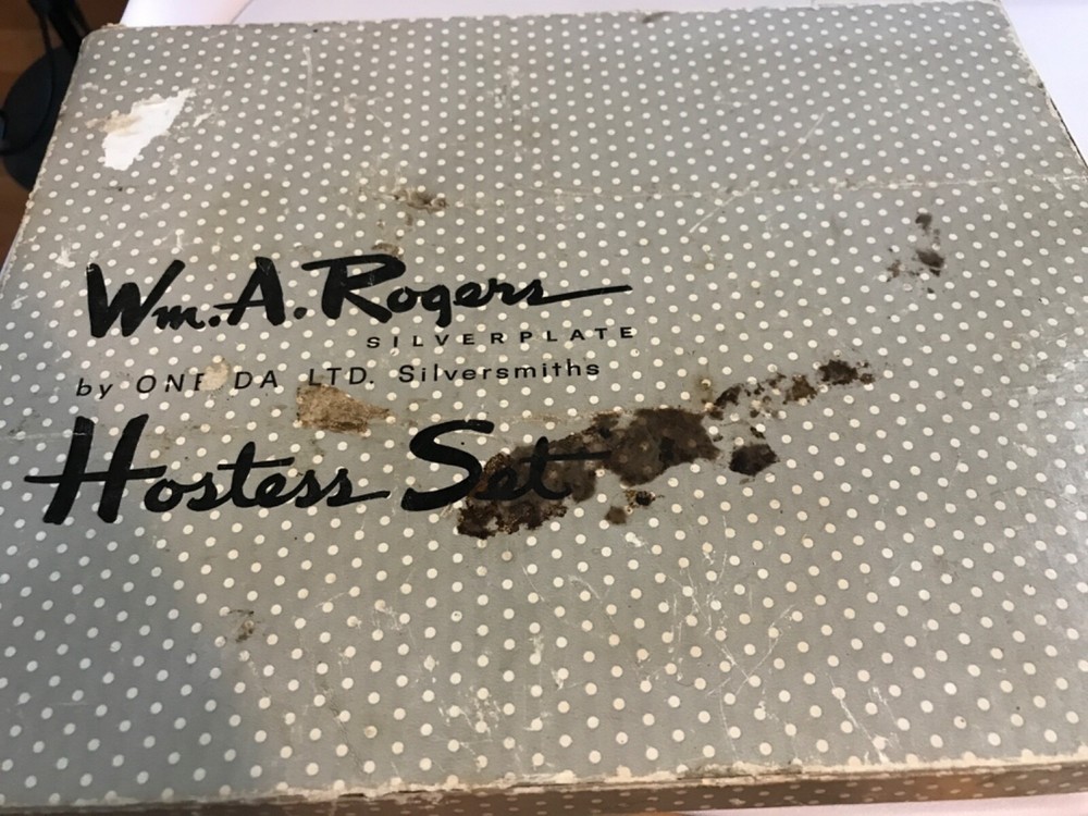 Oneida Wm.A.Rogers Silverplate Hostess Set 5pc...g