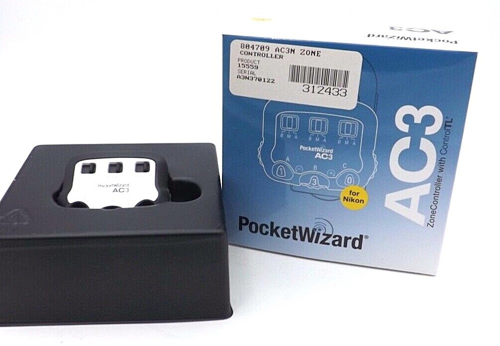 PocketWizard 804-709 AC3 Zone Controller for Nikon - Excellent Condition