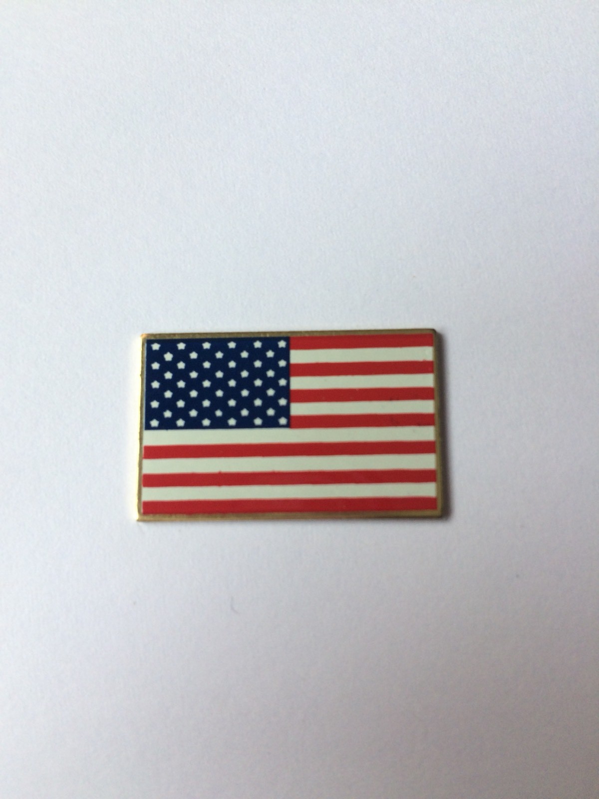 American Flag Lapel Pin Lot of 5 Made in USA Hat Tie Tack