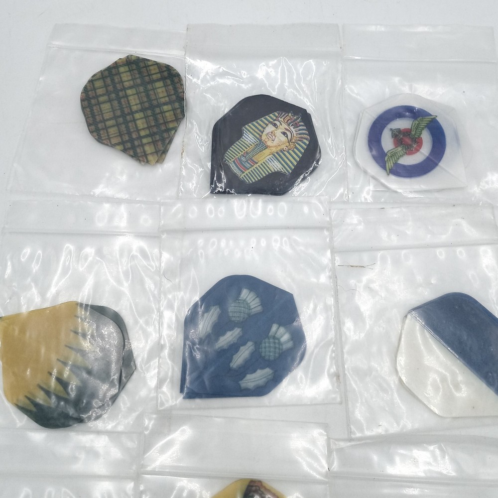 (10) Vintage 80's Assorted Dart Flights