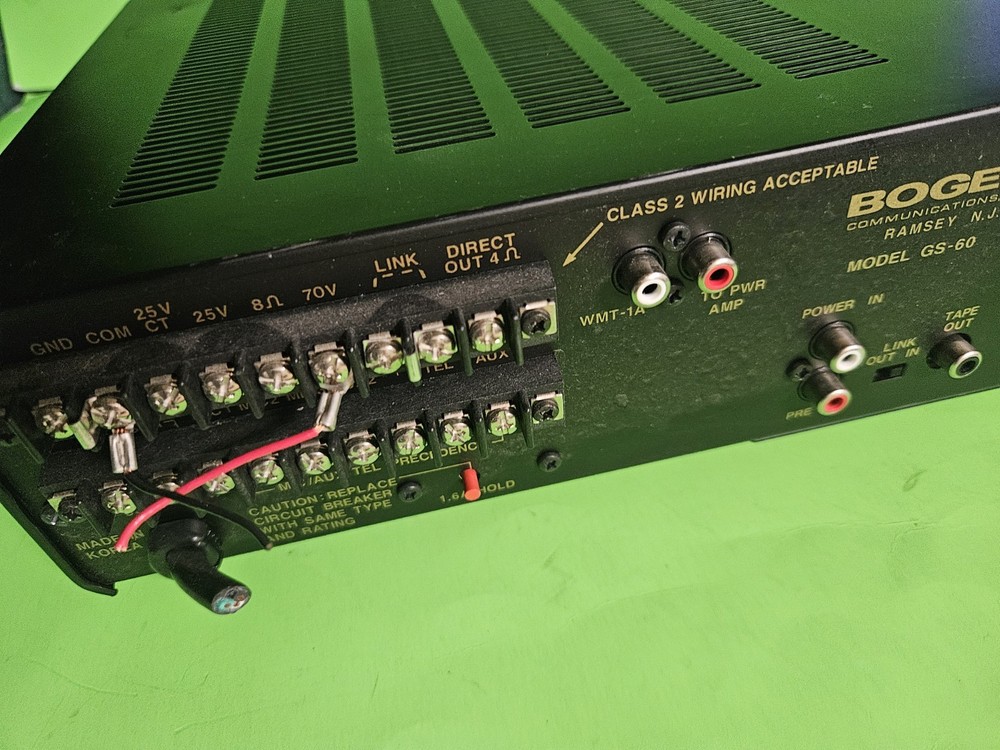 Bogen GS60 Gold Series Amplifier