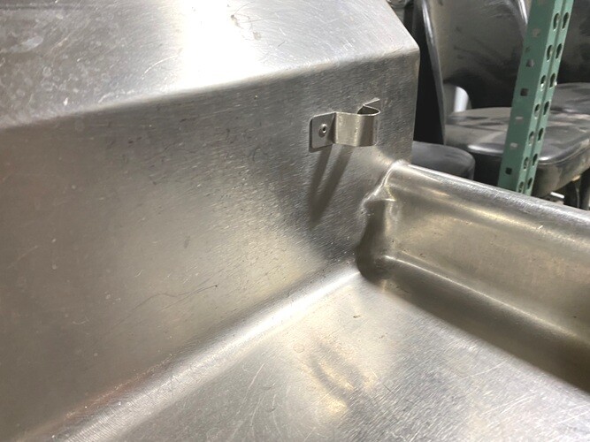 Dishwasher Table/ Stainless Steel w/ Bottom Shelf/ 72"