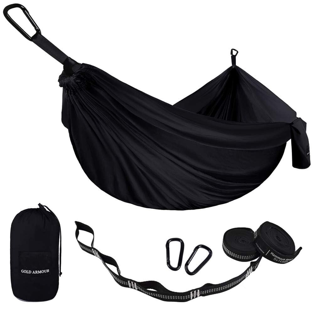 ELK Single Person Hammock with Tree Straps for Outdoor Camping Adventures