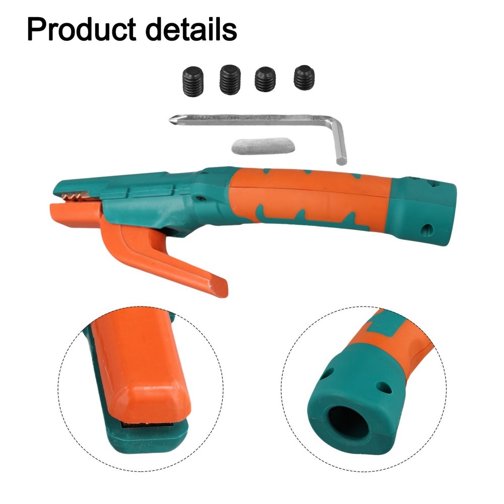 Welding electrode holder 800A with quick connection and secure clamping