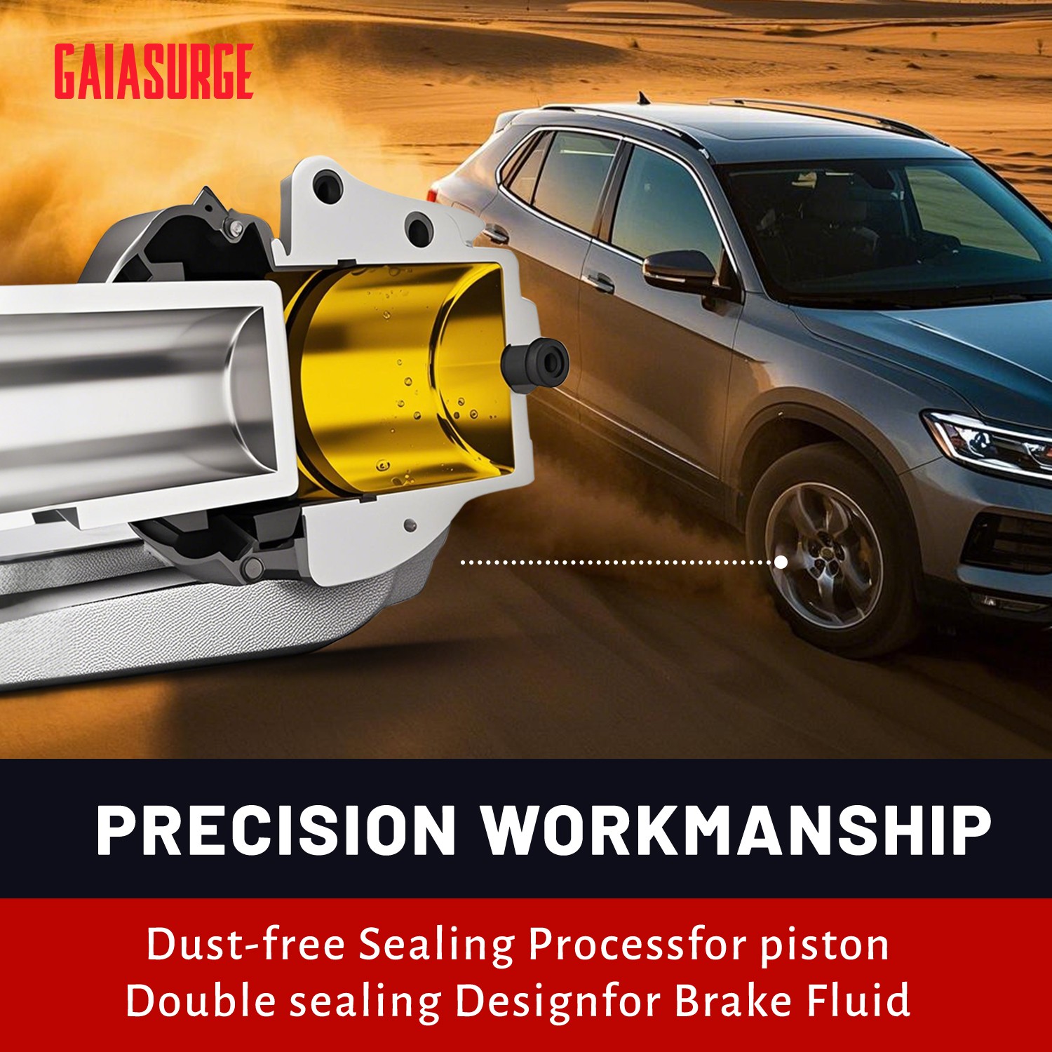 2x Front Brake Calipers with Bracket for Honda Civic 1990-2000 Civic del Sol CRX