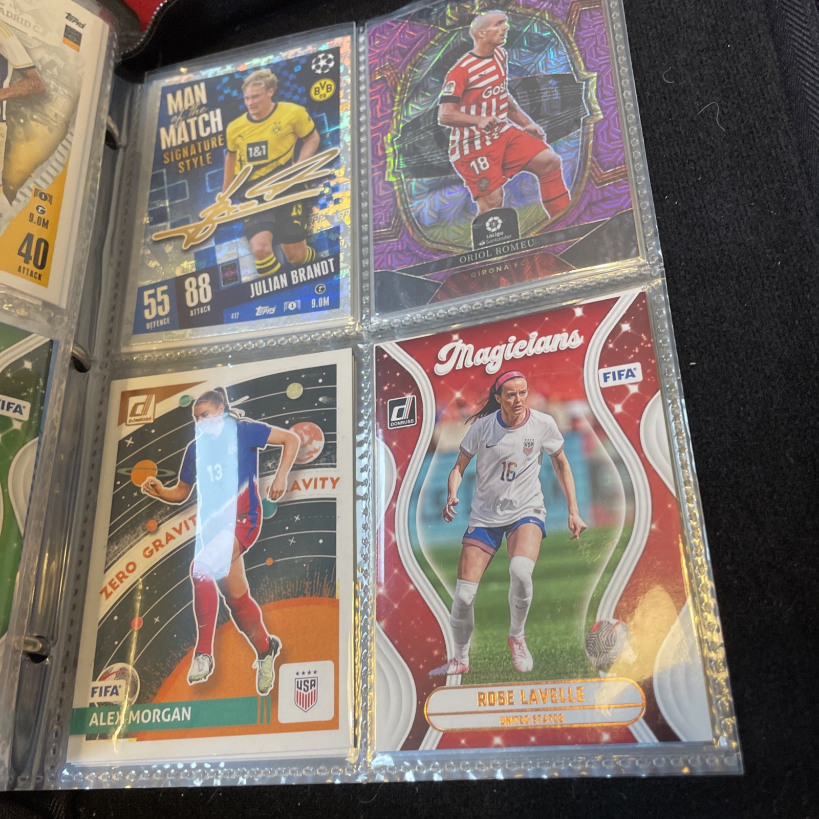 Huge Binder Full Of Soccer Cards! Panini, Topps, Many Holos And Special Cards!