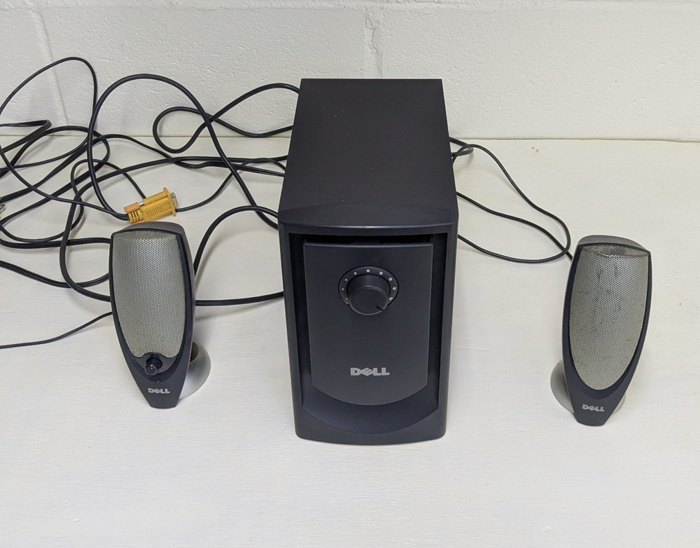 Dell A425 Zylux Multimedia Computer Speaker System with Powered Subwoofer