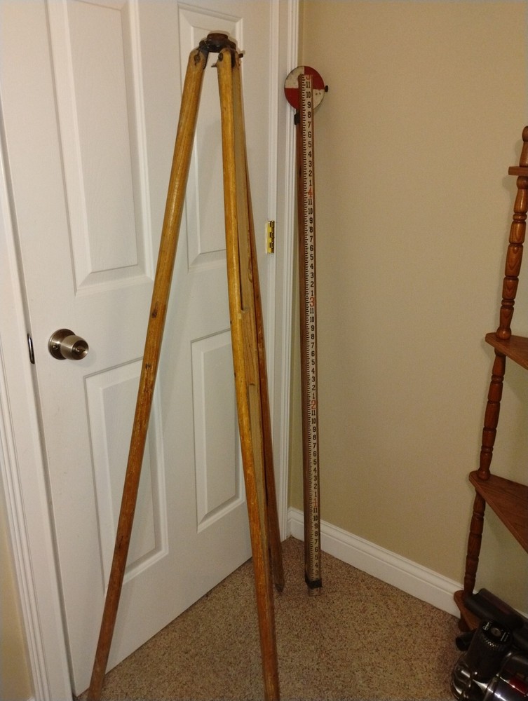 Antique Tripod/Grade Pole