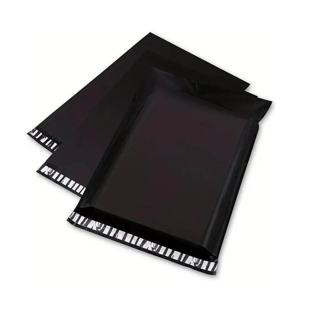 100-1000 Poly Mailers Shipping Envelopes Bags Black 9x12 10x13 12x15.5 14.5x19