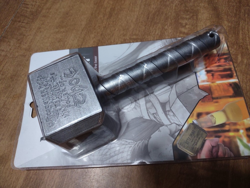 Mighty Hammer Bottle Opener Mjölnir - Silver