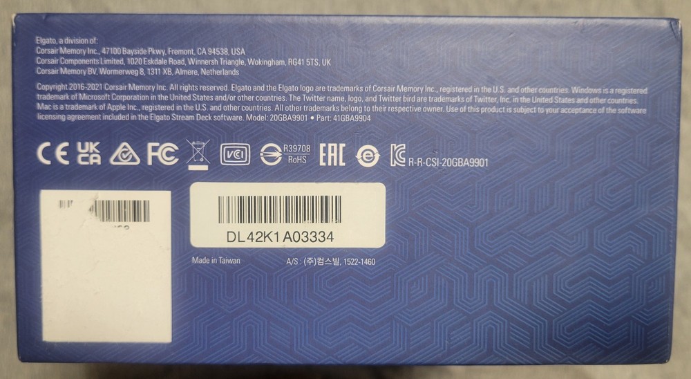 Elgato Stream Deck Live Content Creation Controller - Black, 15 Keys