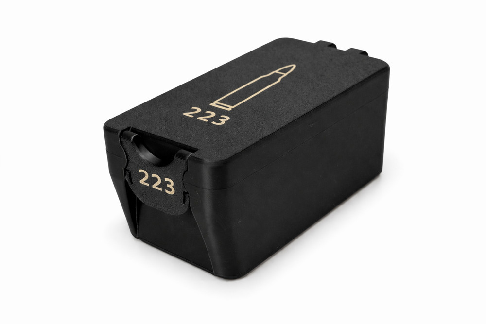 223 Rem Ammo Box - 50 Rounds - Snap-Lock Storage Box | Fully Customizable