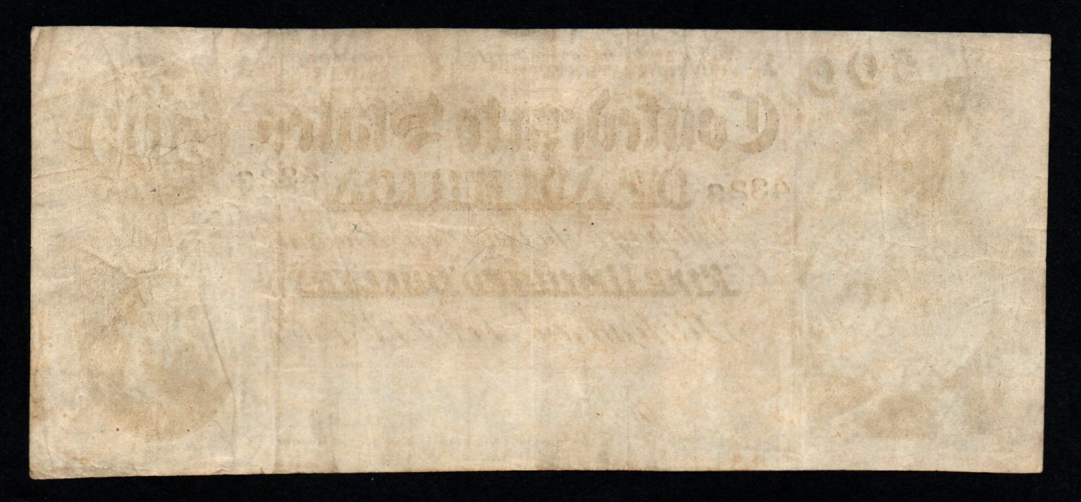 1864 $500 Better DARK RED Print Confederate States of America CRISP XF Note!