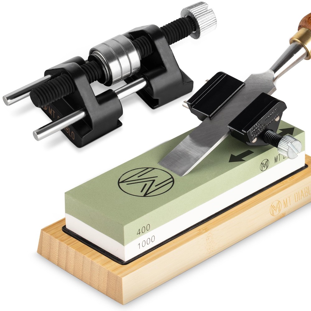 Mt Diablo Chisel Sharpening Kit Precision Honing Guide for 1/4" to 2" Chisel...