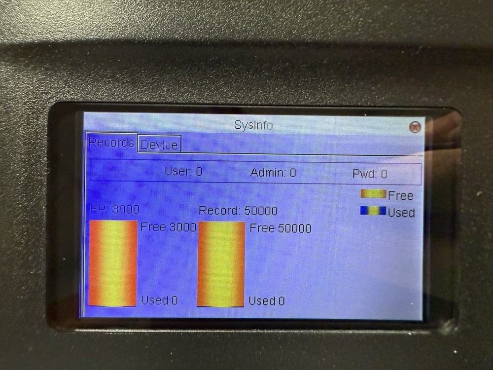 Paycor PT100 Time Clock Terminal Model US10C - Biometric/PIN Entry Tested
