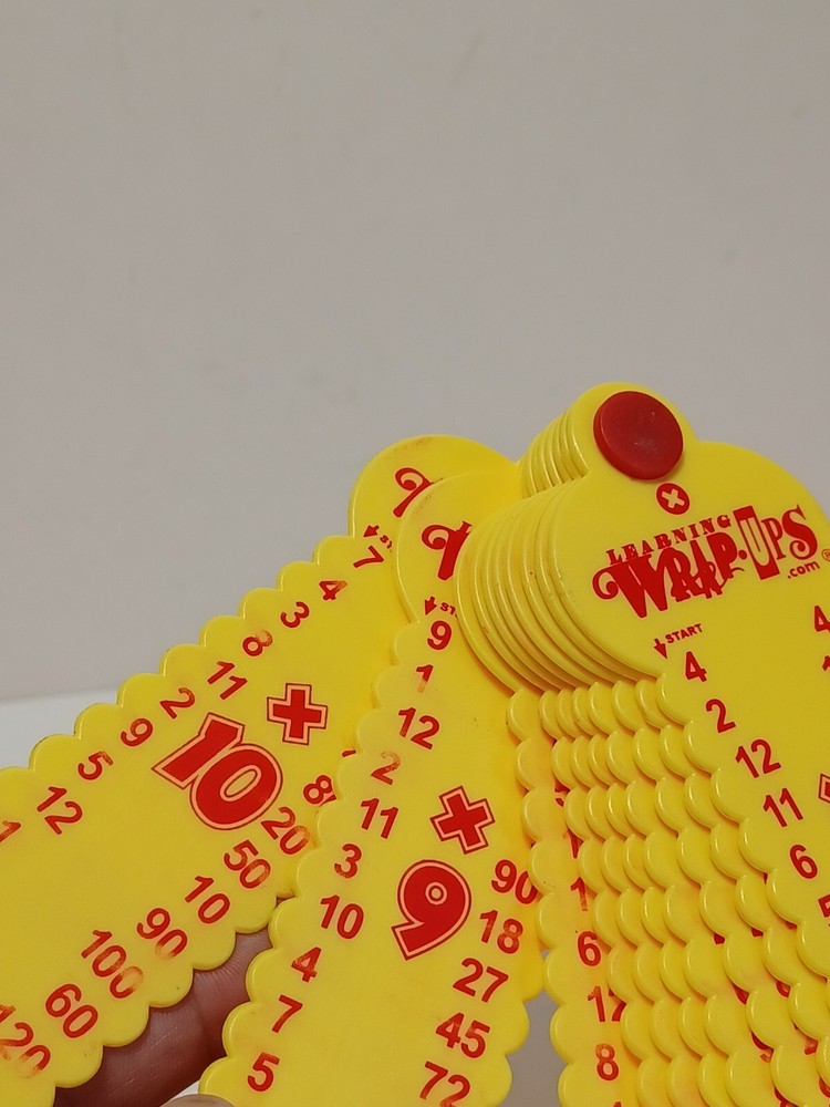 Learning Wrap-Ups Multiplication Keys Self Correcting Math Tool Kids ▪︎10 Keys
